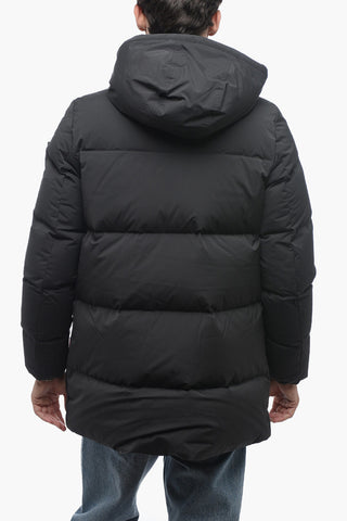 Solid Color SIERRA Down Jacket with Hidden Closure