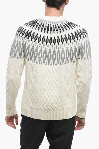 Rundhalspullover NORVEGESE aus Kaschmir-Mix