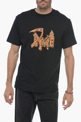 Front Printed Crew-neck T-Shirt
