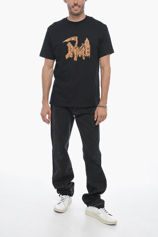 Front Printed Crew-neck T-Shirt