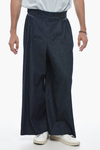 MM0 Jeans Gaucho con Lavaggio Scuro e Martingale 40cm
