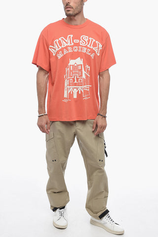 MM6 Crew Neck MAISON Cotton T-Shirt
