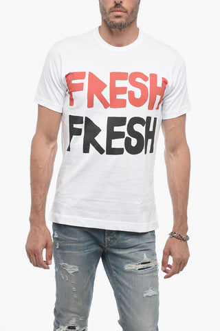SHIRT T-Shirt Girocollo FRESH Stampata sul Fronte