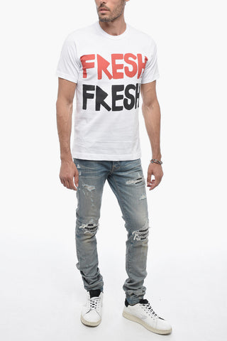 SHIRT Front Printed FRESH Crew-neck T-Shirt