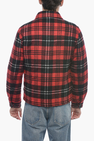 Padded TIMBER Overshirt with Check Pattern