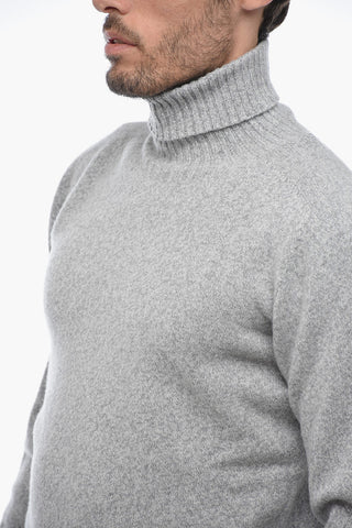 Turtleneck Wool and Cashmere Sweater