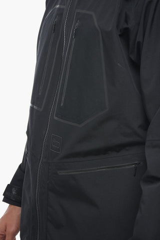Solid Color WINTER TRAIL GTX Windbreaker Jacket with Hood