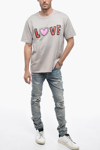T-shirt Stampata LOVE Girocollo