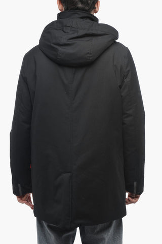 Solid Color BARROW Padded Jacket with Hidden Closure