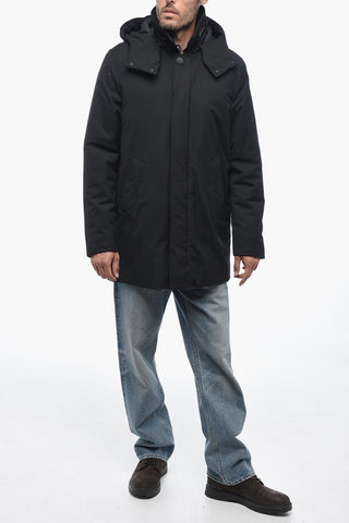 Solid Color BARROW Padded Jacket with Hidden Closure