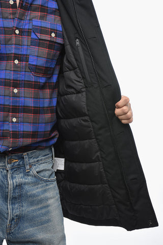 Solid Color BARROW Padded Jacket with Hidden Closure