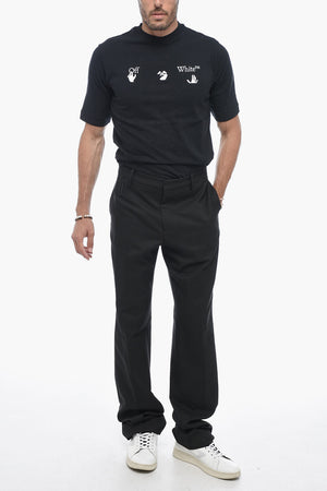 SEASONAL Slim-Fit Solid Trousers