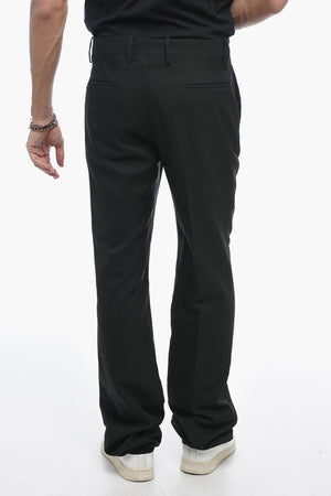 SEASONAL Slim-Fit Solid Trousers