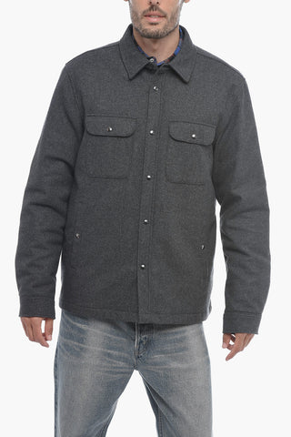Overshirt ALASKAN in Twill di Lana e Nylon con Doppio Taschino