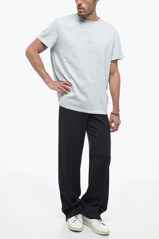 MM10 T-Shirt in Cotone REVERSE MAISON con Ricamo