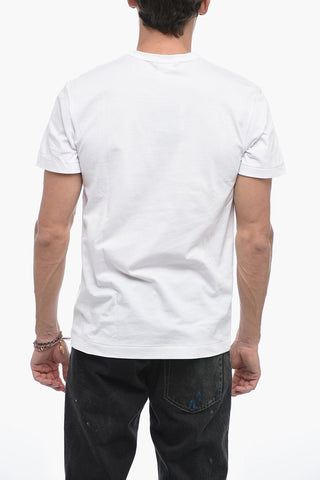 HOMME PLUS Printed Crew-neck T-Shirt