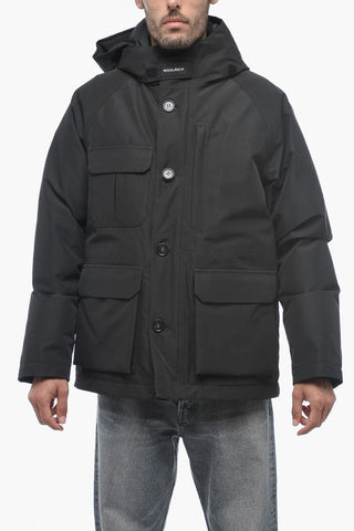 Gore-Tex Fabric GTX MOUNTAIN Utility Down Jacket with Hood