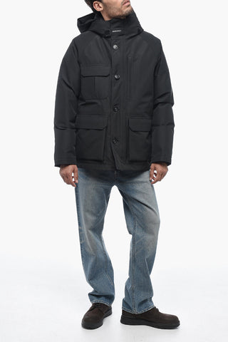 Gore-Tex Fabric GTX MOUNTAIN Utility Down Jacket with Hood