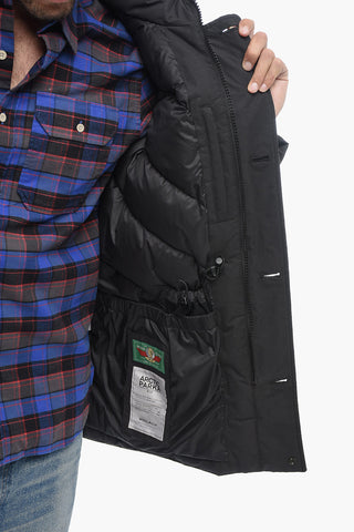 Solid Color ECO BYRD CLOTH ARCTIC Utility Down Jacket with Hood