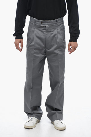 MM10 Double-pleated Straight Fit Chinos Pants