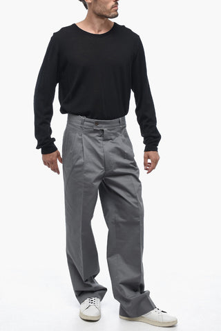 MM10 Double-pleated Straight Fit Chinos Pants