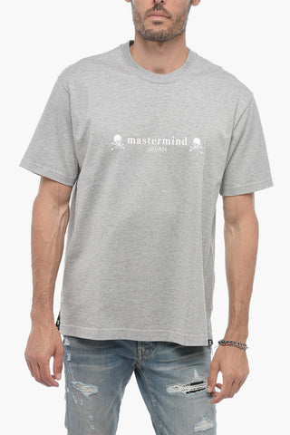 JAPAN Cotton Crew-neck T-shirt with Side Split