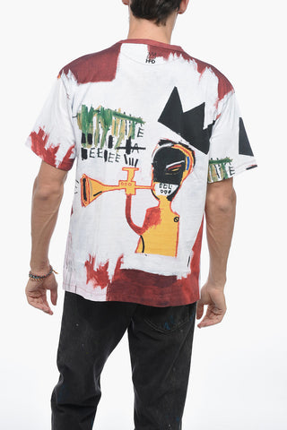 BASQUIAT T-Shirt Girocollo Stampata