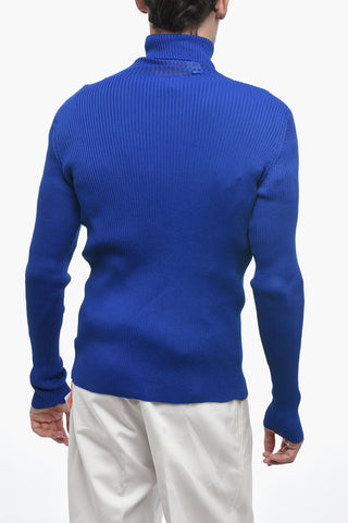Turtleneck Sweater HELVET Ribbed