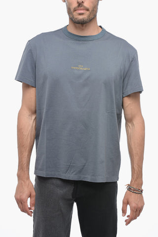 MM10 T-Shirt in Cotone REVERSE MAISON con Ricamo