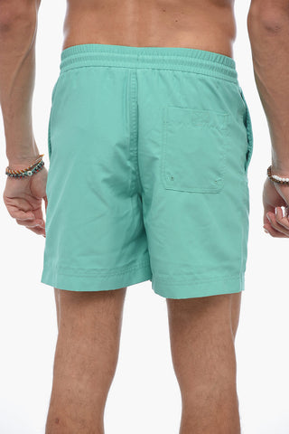 Solid Color CHASE Swim Shorts with 3 Pockets