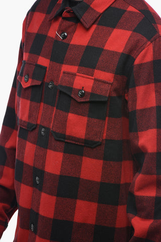 Buffalo Checked ALASKAN Overshirt with Double Breast Pocket