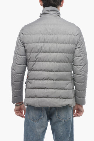 Piumino LUXE Trapuntato con Spacchi Laterali