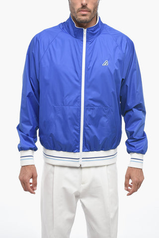 Logo Printed Windbreaker Jacket