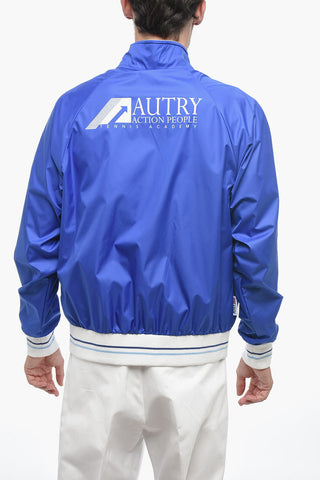 Logo Printed Windbreaker Jacket