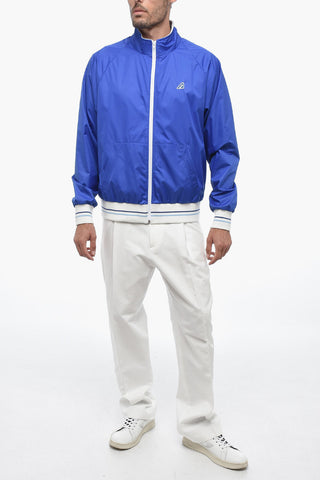 Logo Printed Windbreaker Jacket
