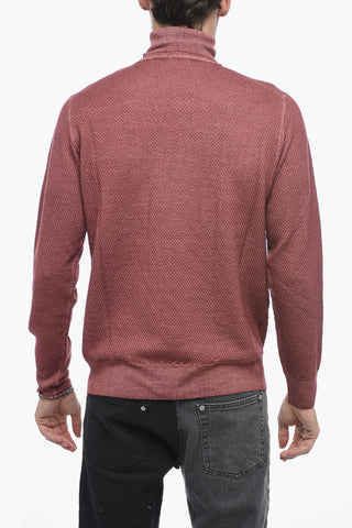 Turtleneck DAMIÈ Jacquard Virgin Wool Sweater