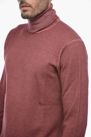 Turtleneck DAMIÈ Jacquard Virgin Wool Sweater