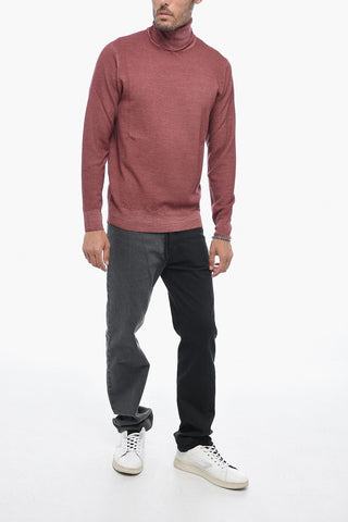 Turtleneck DAMIÈ Jacquard Virgin Wool Sweater