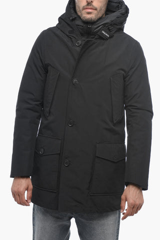 Parka in Tinta Unita con Interno Removibile 