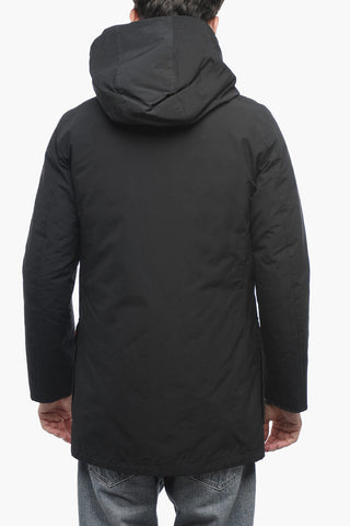 Parka in Tinta Unita con Interno Removibile 