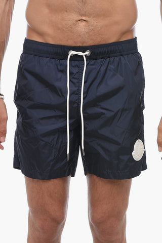 Costume da bagno Boxer in Nylon Con 2 Tasche