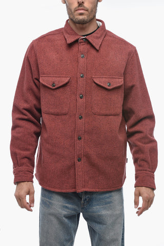 Overshirt ALASKAN in Twill di Lana e Nylon con Doppio Taschino