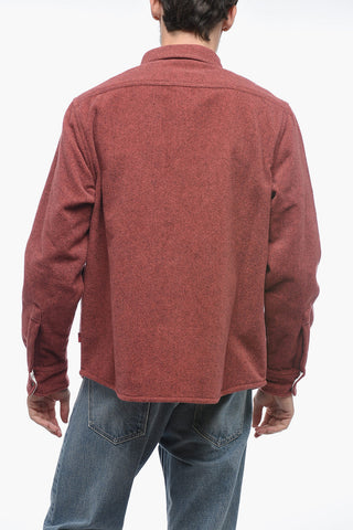 Overshirt ALASKAN in Twill di Lana e Nylon con Doppio Taschino