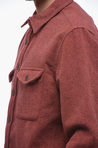 Overshirt ALASKAN in Twill di Lana e Nylon con Doppio Taschino