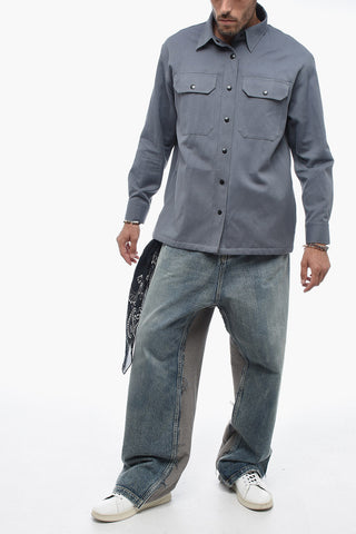 Overshirt in Misto Cotone PENNY con Dettaglio Bandana