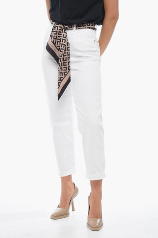 Monogram Belted URBAN Cropped Fit Denims 19cm