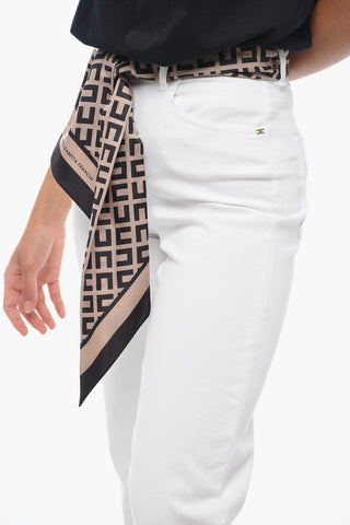 Monogram Belted URBAN Cropped Fit Denims 19cm