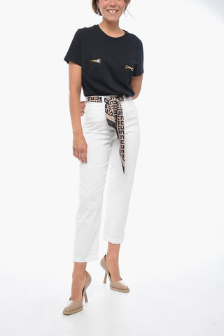 Monogram Belted URBAN Cropped Fit Denims 19cm
