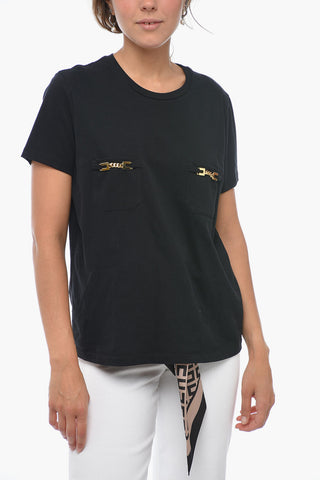 T-Shirt in Cotone URBAN con Taschini Gioiello
