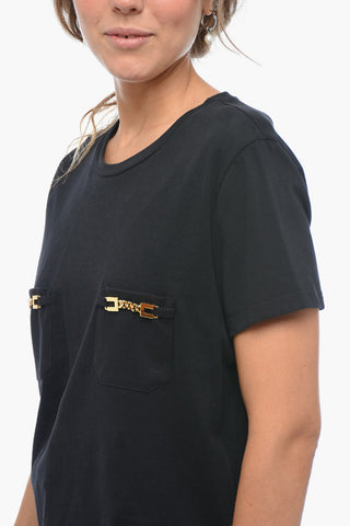 T-Shirt in Cotone URBAN con Taschini Gioiello